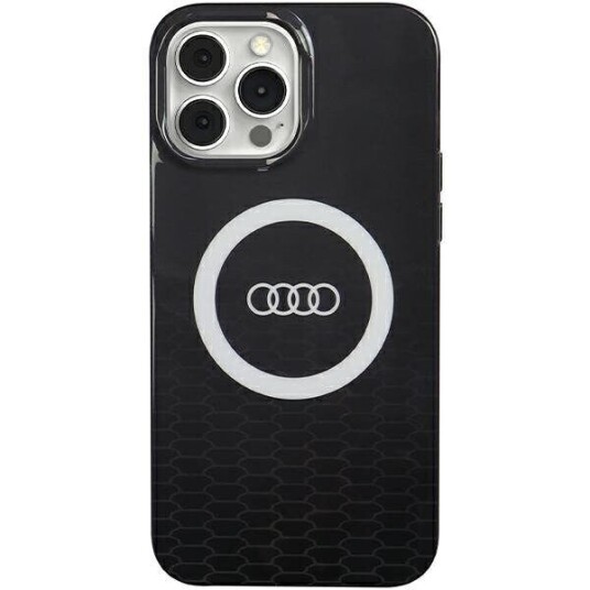 Deksel Audi Iml Big Logo Magsafe Deksel Iphone 13 Pro / 13 6.1" Svart/Svart Hardcase Au-Imlmip13p-Q5/D2-Bk