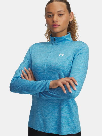 Under Armour Tech 1/2 Zip Twist Blå XS