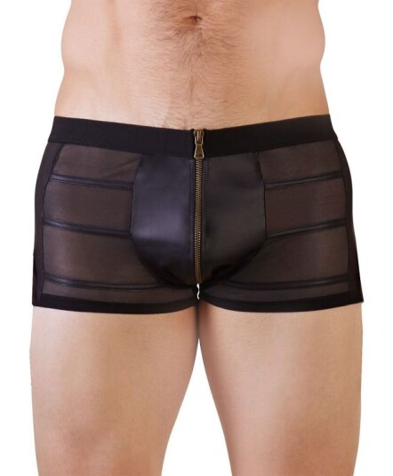 NEK Boksershorts med Glidelås       - Svart - M