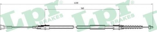 Bremsewire LPR C0551B