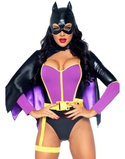 Bombshell Bat Kostyme til Dame Strl L