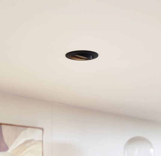 PRIOS innfelt taklampe Fibur svart sink Ø 8,2 cm 3 stk. Fibur PRIOS dimbar Sort Stue / spisestue Metall Moderne PRIOS innfelt taklampe Fibur svart sink Ø 8,2 cm 3 stk. Fibur PRIOS dimbar Sort Stue / spisestue Metall Moderne