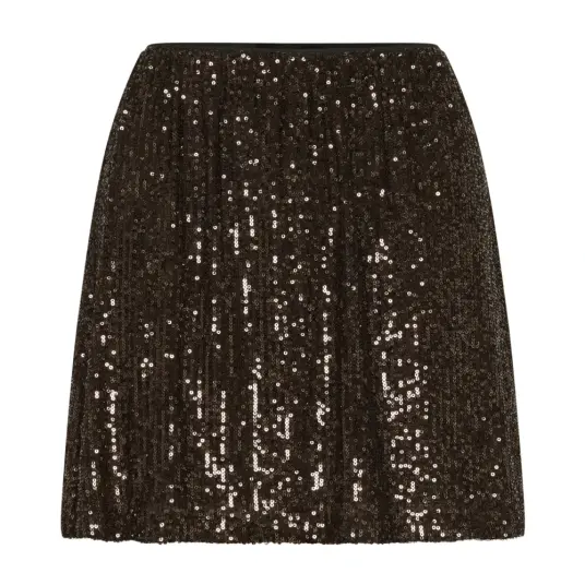 Saint Tropez Dame Skjørt Brun XL,