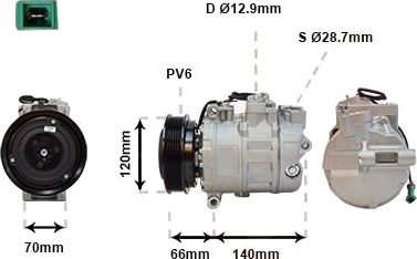AC-kompressor VAN WEZEL 0300K150