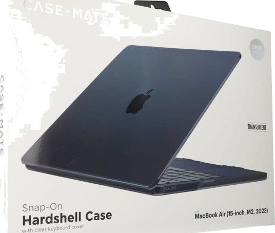 Case-Mate Snap-On Deksel til MacBook Air M2 2023 Transparent