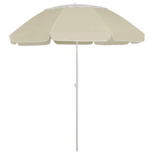 vidaXL Strandparasoll sandgul 300 cm vidaXL Strandparasoll sandgul 300 cm
