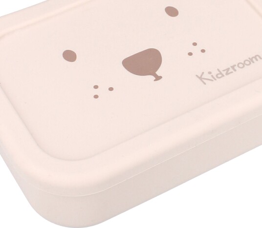 Kidzroom Silikon Matboks Beary Excited Beige