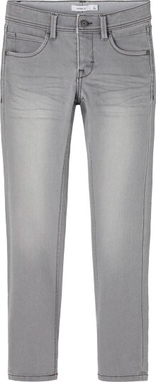Name It Jeans Noos NkmSilas Medium+ Grey Denim Name It 10 år (140) Jeans Grå