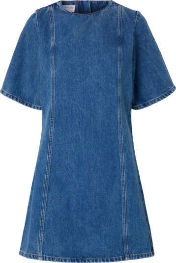 Selected Femme Dame Kjoler Blå L,