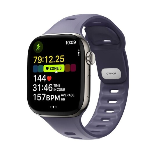 Nomad Tempo Urrem til Apple Watch 45/46mm Lilla