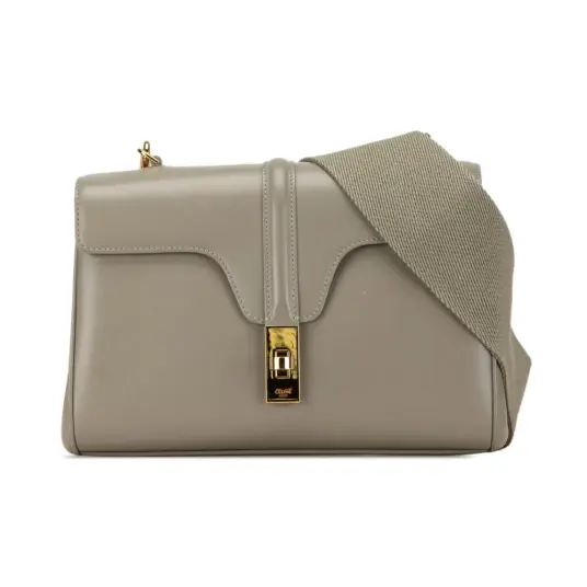 Celine Teen Smooth Calfskin Soft 16 Crossbody Green Celine Teen Smooth Calfskin Soft 16 Crossbody Green