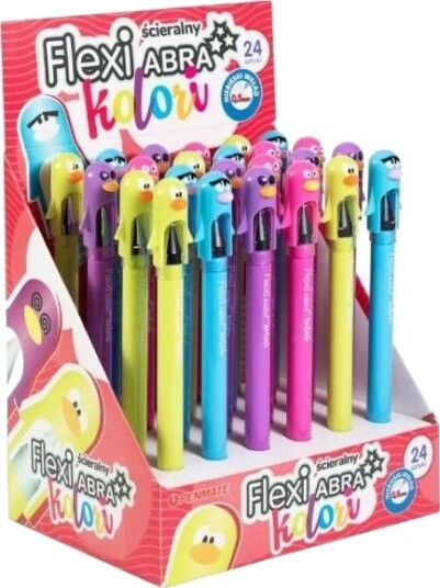 Flexi Abra Viskelærpenn (24 Stk) Penmate