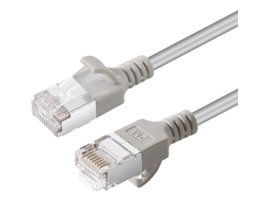 Microconnect V-FTP6A02-SLIM, 2 m, Cat6a, U/FTP (STP), RJ-45, RJ-45 Microconnect V-FTP6A02-SLIM, 2 m, Cat6a, U/FTP (STP), RJ-45, RJ-45