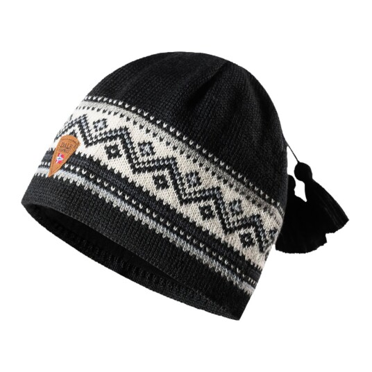 Dale of Norway Vail Hat Black/Light Charcoal black/light charcoal/ metal/off white/dark grey OneSize