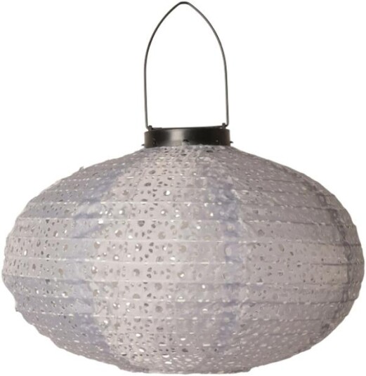 C'est Bon Lanterne Solcelle Ellipse Grå H20