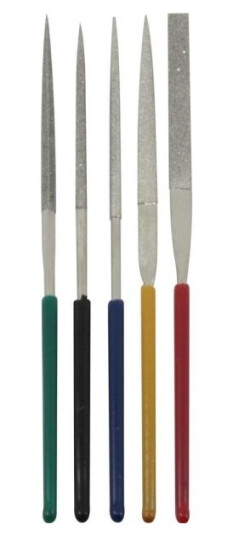 Donau Elektronik M56 Diamant Nålefile 5-Dele 100 Mm 1 Stk