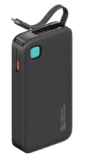 Usams US-CD224 10000 mAh PD 20W Svart Usams US-CD224 10000 mAh PD 20W Svart
