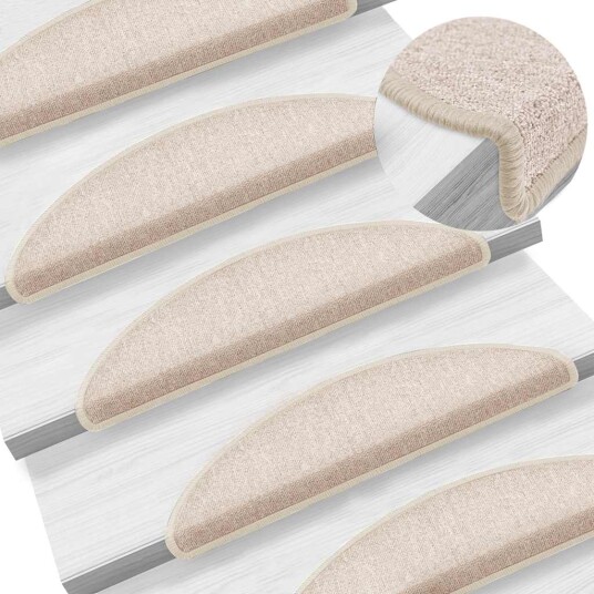 Trappematter 30 stk gråbrun 56x17x3 cm 8721288458582