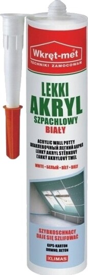 Quantec Quantec Akryl Tettemasse I Patron 310 Ml Hvit Skrue Metall Klimaklasse