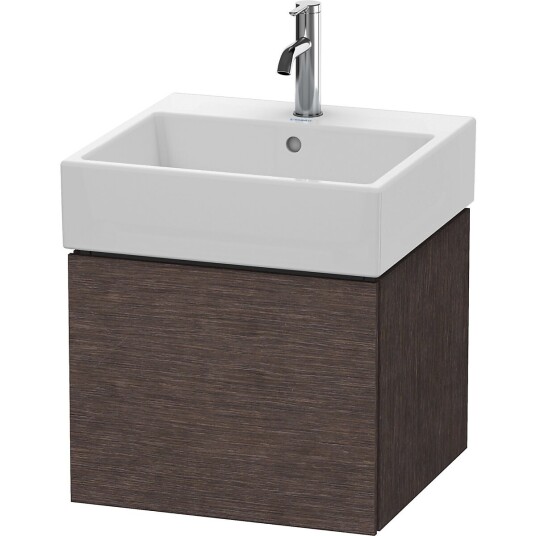 Duravit L-Cube Servantskap m/1 skuff 484x394x459 mm Børstet Mørk Eik