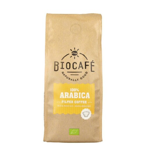 Biocafe Arabica filter 500 gr øko Biocafe Arabica filter 500 gr øko