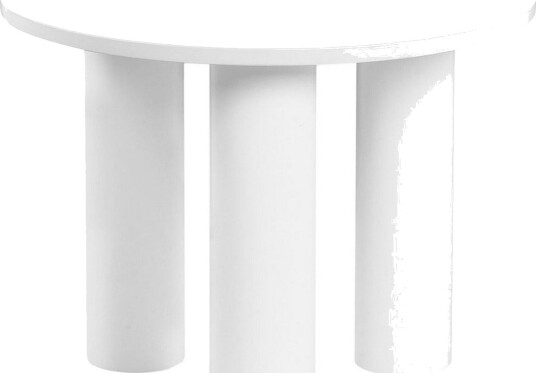 Soffbord Beliani Senoia Ljus trä White -