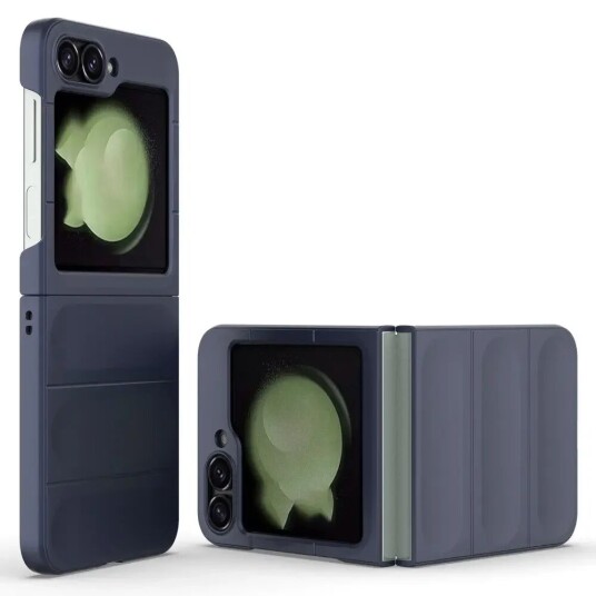 EIDERWOOD Samsung Galaxy Z Flip6 Fleksibelt Plastdeksel - Mørke Blå EIDERWOOD Samsung Galaxy Z Flip6 Fleksibelt Plastdeksel - Mørke Blå