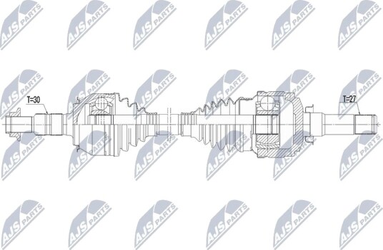 NTY NPW-CH-167 Drivaksel