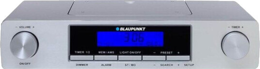 Blaupunkt KR12SL Bærbar Radio med DAB+ og Klokke i Sølv Blaupunkt KR12SL Bærbar Radio med DAB+ og Klokke i Sølv