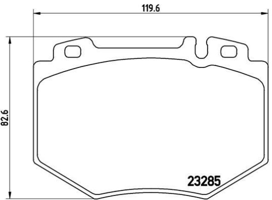 Bremseklosser BREMBO P 50 048