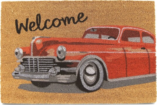 Dørmatte Car rød Størrelse: 60 x 90 cm Dørmatte Car rød Størrelse: 60 x 90 cm