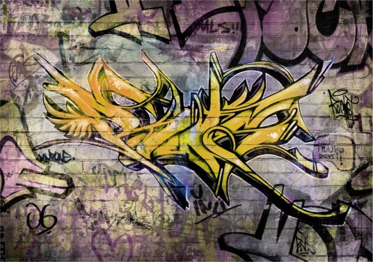 Fototapet Stunning Graffiti 150x105 - Artgeist sp. z o. o.