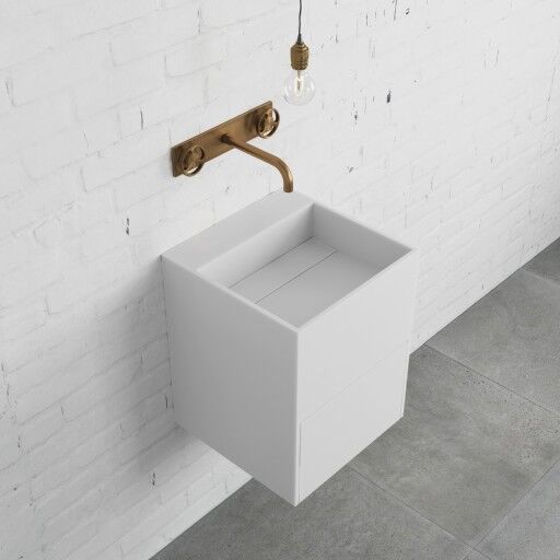 Copenhagen Bath Enköping servantmøbel 400x400 mm, med 1 skuff, Hvit Matt Copenhagen Bath Enköping servantmøbel 400x400 mm, med 1 skuff, Hvit Matt