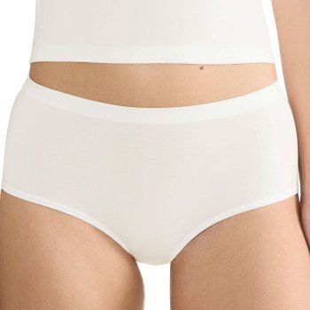 Sloggi Truser 2P GO Sense High Waist Briefs Elfenben modal Large Dame