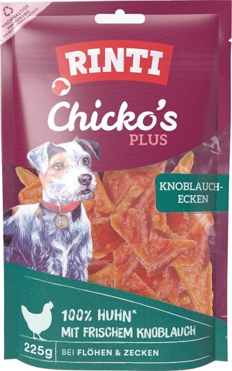Rinti Chicko Plus Hvitløk 3 X 225 G