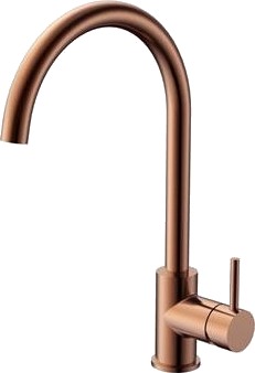 Blue Label Køkkenarmatur Med 275 Mm Høj C Tud - Børstet Bronze