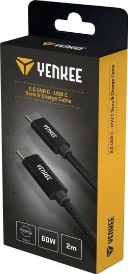 Kabel Usb Yenkee Ycu C102 Bk Kabel Usb C-C 2.0/ 2M Yenkee Kabel Usb Yenkee Ycu C102 Bk Kabel Usb C-C 2.0/ 2M Yenkee
