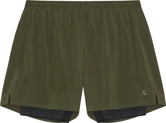 Danish Endurance Momentum 2In1 Shorts (Men) Khaki green M