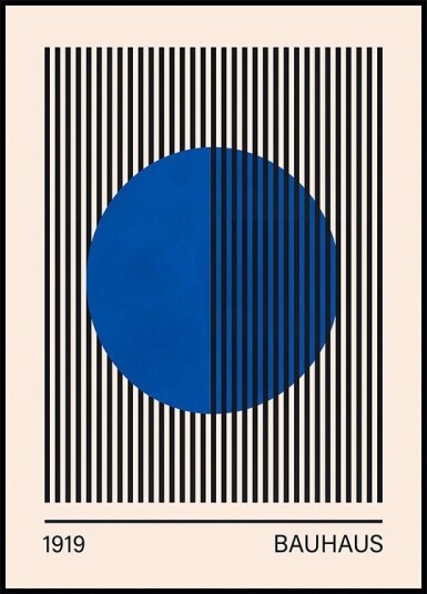 Bauhaus art 3 Plakat Plakat / 30x40cm