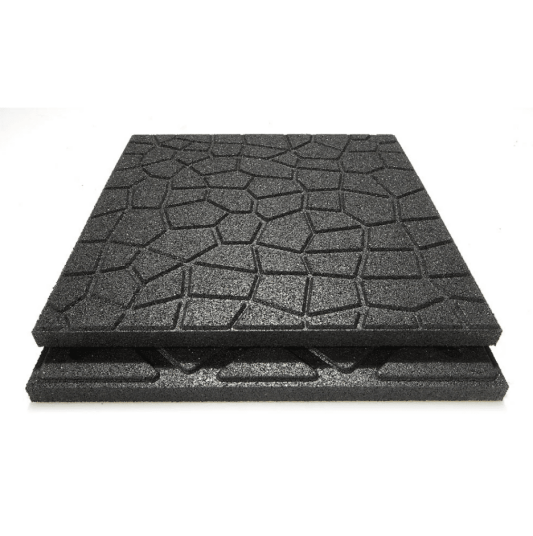 Vektløftermatte Bonkers Sort farge Cracked Earth M2 15mm