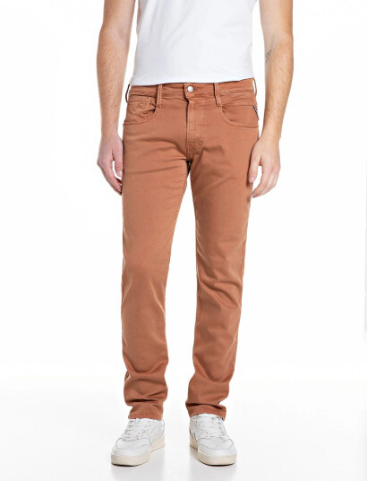 Replay Anbass Trousers Slim Brown 32 x 32 Replay Anbass Trousers Slim Brown 32 x 32