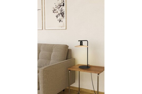 Bordlampe Eglo Mayazes svart/tre Bordlampe Eglo Mayazes svart/tre