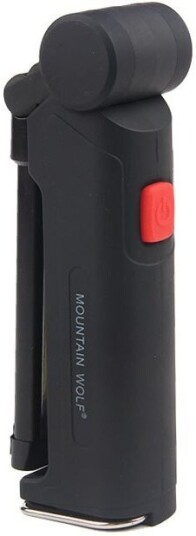 Oppladbar lommelykt 2000mAh, svart Oppladbar lommelykt 2000mAh, svart