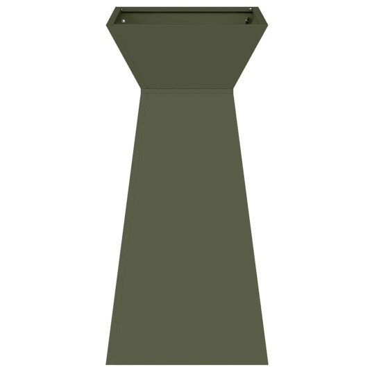  Planteholder Olivegrønn Metall 35 x 35 x 73 cm Plantekasser