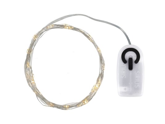 Sirius Home Knirke Lyskæde 40 Led Klar/Sølv Sirius Home Knirke Lyskæde 40 Led Klar/Sølv