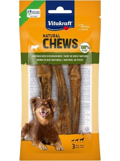 Vitakraft Chews Cut Ox Pizzle For Dogs 3 Pcs