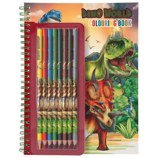 Depesche Aktivitetsbok M/Fargeblyanter Dino World Depesche Aktivitetsbok M/Fargeblyanter Dino World