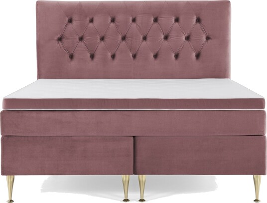 Royal Velvet Kontinentalseng 180x200 cm Rosa Fløyel/Høye Rosében