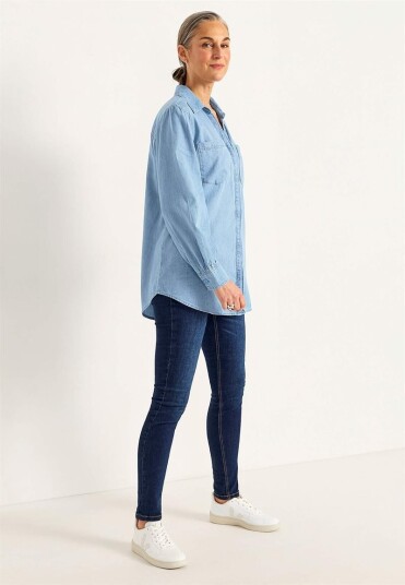 Cellbes Of Sweden Denimskjorte med knapper