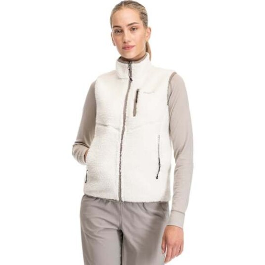 Bergans Lunnan Pile Fleece Vest Dame Vanilla White S